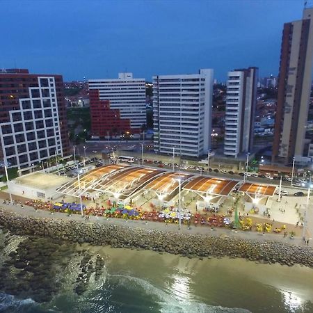 Flat Luxuoso Alto Padrao Frente Mar Com 2 Suites No Iate Plaza Fortaleza  Zewnętrze zdjęcie
