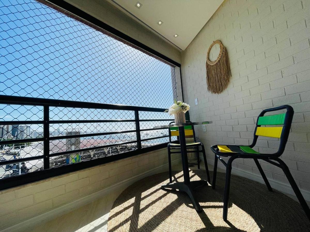 Flat Luxuoso Alto Padrao Frente Mar Com 2 Suites No Iate Plaza Fortaleza  Zewnętrze zdjęcie