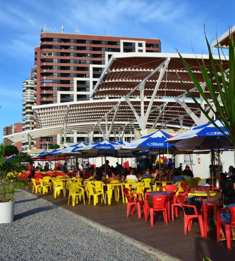 Flat Luxuoso Alto Padrao Frente Mar Com 2 Suites No Iate Plaza Fortaleza  Zewnętrze zdjęcie