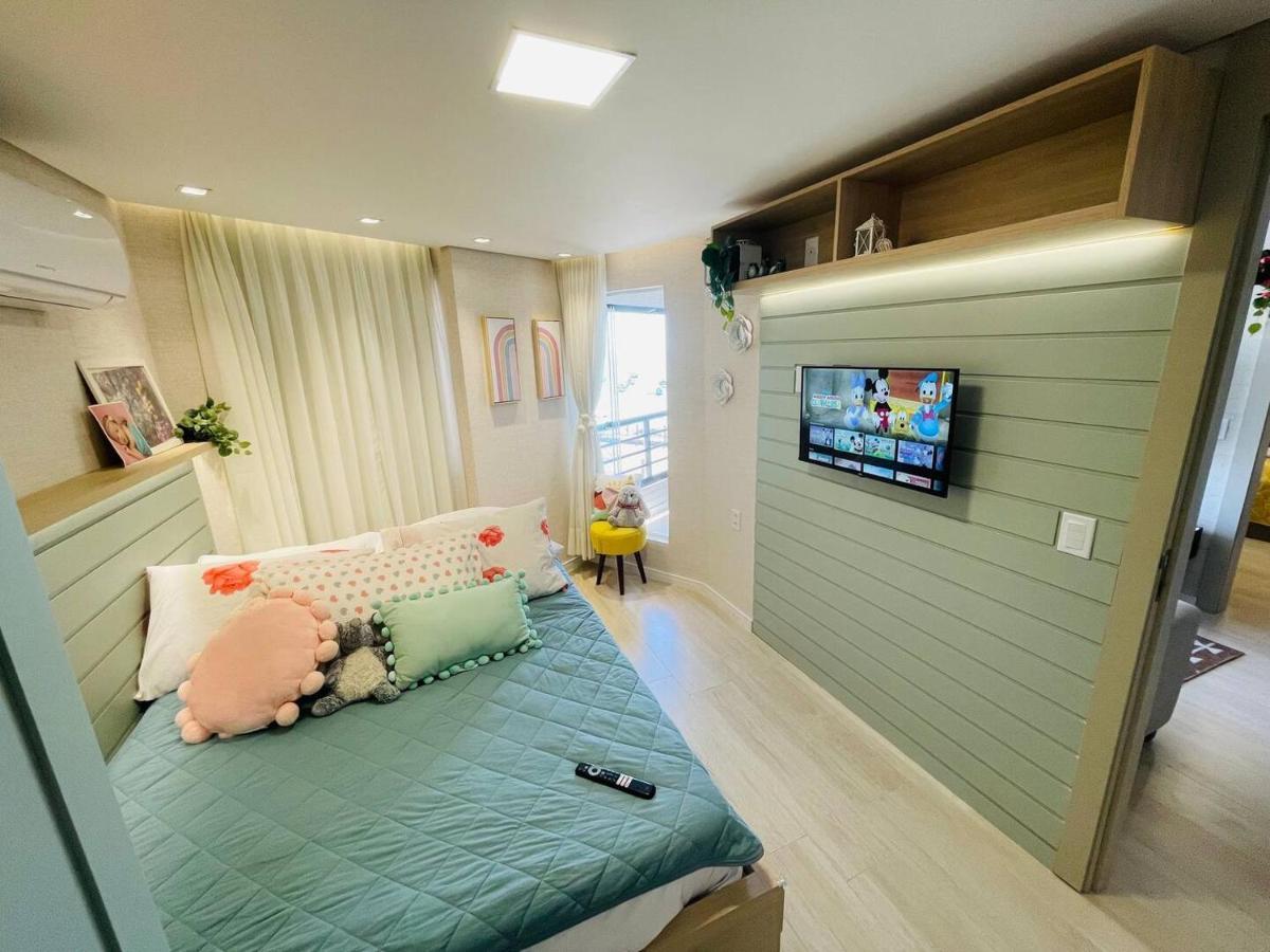 Flat Luxuoso Alto Padrao Frente Mar Com 2 Suites No Iate Plaza Fortaleza  Zewnętrze zdjęcie