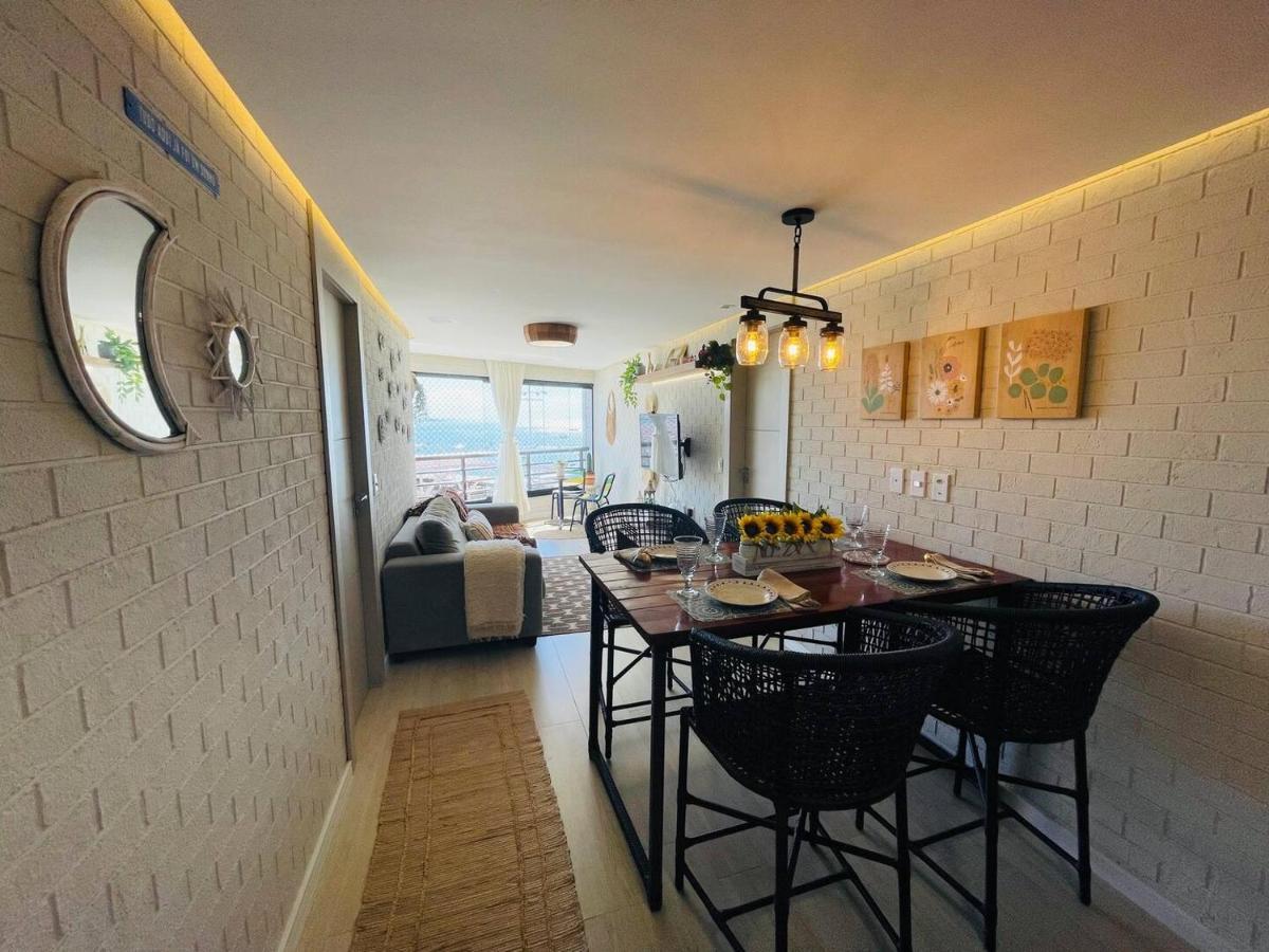 Flat Luxuoso Alto Padrao Frente Mar Com 2 Suites No Iate Plaza Fortaleza  Zewnętrze zdjęcie