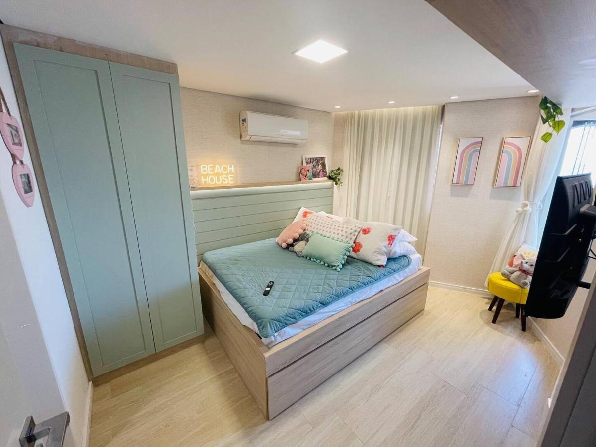 Flat Luxuoso Alto Padrao Frente Mar Com 2 Suites No Iate Plaza Fortaleza  Zewnętrze zdjęcie